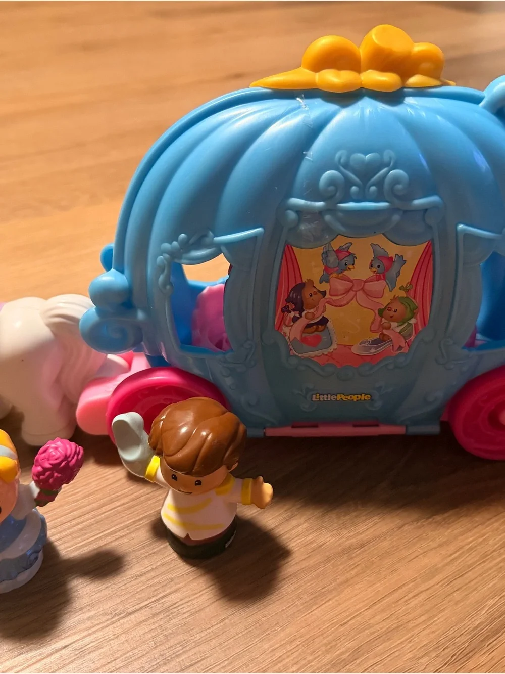 Disney Cinderella Carriage Doll Playset w/ Horse & 2 Figures 2021